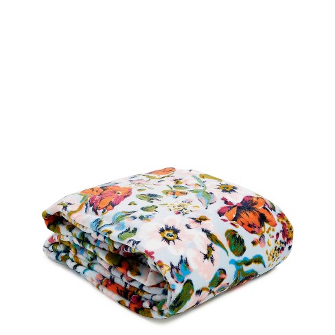Vera Bradley Women's Fleece Oversized Throw Blanket Sea Air Floral : Target