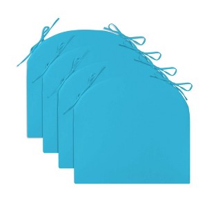 Peace Nest Solid Outdoor Patio Seat Cushion Set of 4 - 1 of 4