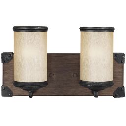Generation Lighting Dunning 2 Lights Stardust Wall Bath Fixture