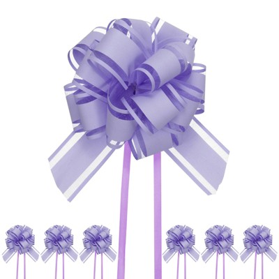 Unique Bargains Plastic Glossy Appearance Waterproof Gift Wrapping Pull Bows 20 Pcs