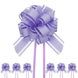 Unique Bargains Plastic Glossy Appearance Waterproof Gift Wrapping Pull Bows 20 Pcs - 1 of 4