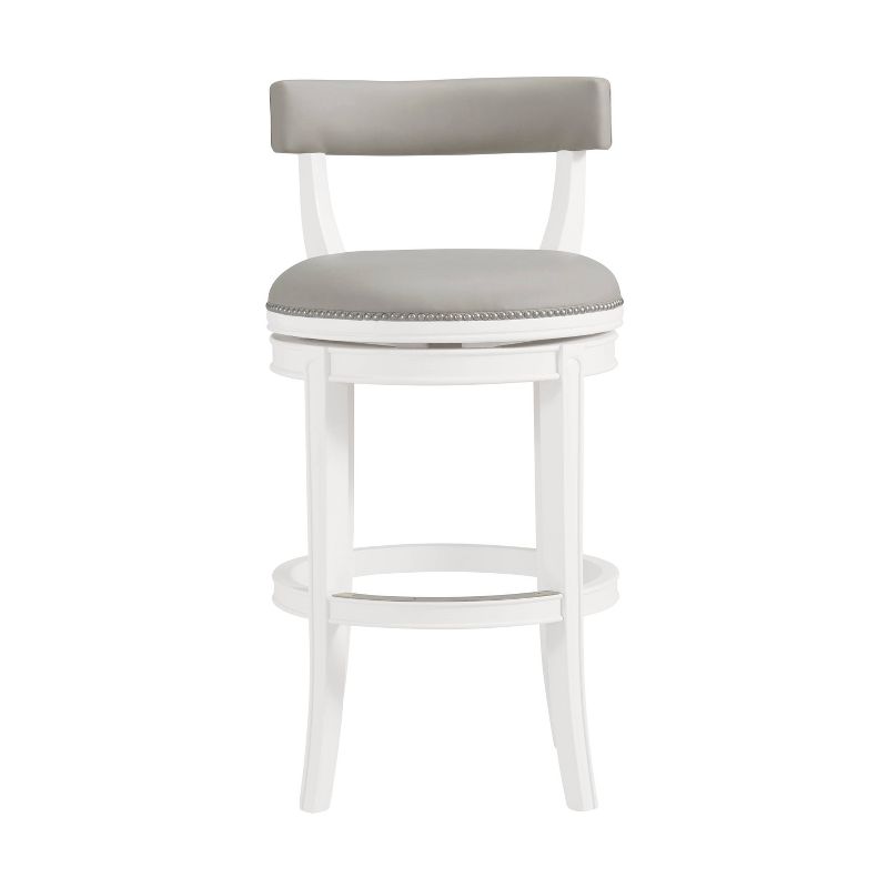 Set of 2 Hanover Swivel Bar Height Stools - Alaterre Furniture, 4 of 11