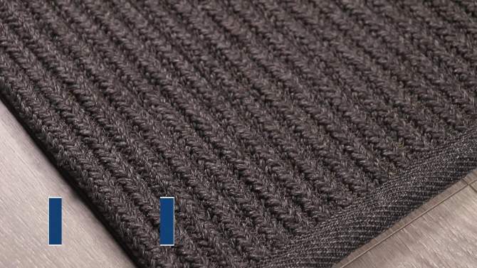 Liora Manne Calais  Indoor/Outdoor Rug  Charcoal.., 2 of 11, play video