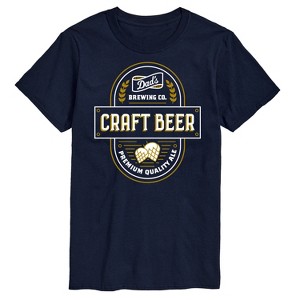 Men's - Instant Message - Dad's Brewing Co. Craft Beer Short Sleeve Graphic T-Shirt - 1 of 4