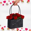 Unique Bargains Wedding Party Paper Flower Gift Bags with Handle 12 Pcs - 4 of 4
