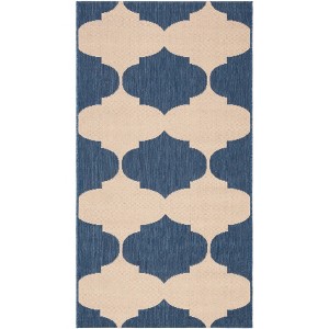 Courtyard CY6162 UV & Stain Resistant Non-Shedding Power Loomed Indoor/Outdoor Rugs - Safavieh - 1 of 4