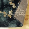 Modern Floral Indoor Area Rug or Runner - Blue Nile Mills - 3 of 4