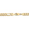 Black Bow Jewelry 5.25mm, 14k Yellow Gold, Flat Figaro Chain Anklet or Bracelet - 3 of 4