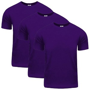 3 Pack Shaka Wear Men's Active Comfort Cotton Short Sleeve Crew Neck T-Shirt - 1 of 4