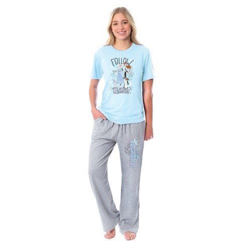 Elsa and anna pjs hot sale