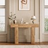47" Wooden Console Table with Drawer, Industrial Farmhouse Sofa Table for Entryway, Behind Couch, Rustic Rectangular Foyer Table for Living Room - 2 of 4