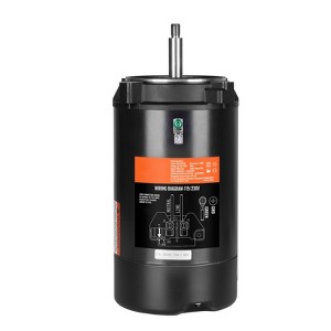 VEVOR 1 HP Pool Pump Motor, 56J Frame, 115V(9.8 Amps)/230V(4.9 Amps) 3450 RPM, 60Hz, 1.4 Service Factor, 90μF/250V Capacitor - 1 of 4