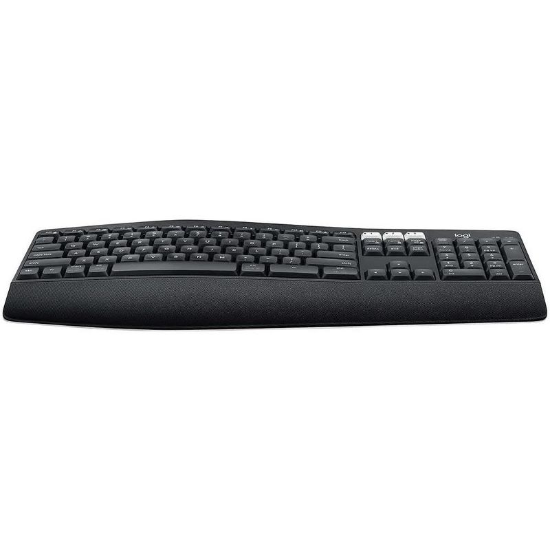 Logitech MK825 Wireless Keyboard/Mouse Combo, Full-Size Keyboard with XL Cushioned Palm Rest, Bluetooth Black, 2 of 6
