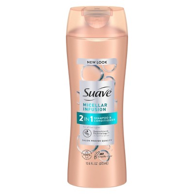 Photo 1 of 2 bottles of Suave Micellar Infusion 2-in-1 Shampoo and Conditioner - 12.6 fl oz