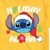 Men's - Lilo and Stitch - Holiday Aloha Short Sleeve Graphic T-Shirt - 2 of 4