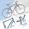 NAYSAYE Bicycles Single Speed Retro Style 700C Road Bike Steel Frame for Men and Women for City Rides, Blue, 64.97"*24.41"*38.52" - 2 of 4