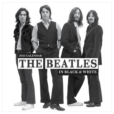 TF Publishing 2025 Wall Calendar 12"x12" The Beatles British Invasion: Monthly Date Book, Groovy Art, All Ages