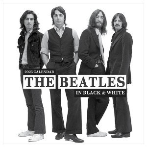 TF Publishing 2025 Wall Calendar 12"x12" The Beatles British Invasion: Monthly Date Book, Groovy Art, All Ages - 1 of 4