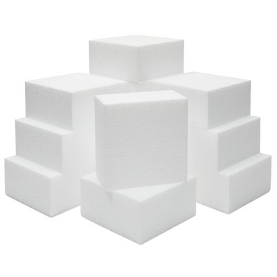 6 Pack Craft Foam Sheets, 1 Inch Thick Rectangle Blocks For Floral