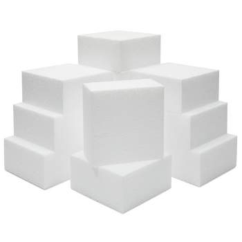 Bomutovy 6 Pack Round Floral Foam Blocks, 3.15'' Dry Floral Foam