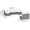 vidaXL Garden Sofa Set Grey - 3 of 4