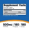 Nutricost L-Tyrosine Capsules (500 MG) (180 Capsules) - 2 of 4
