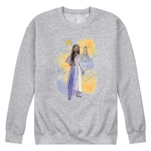 Men's - Disney - Asha Sketch In The Beginning Graphic Fleece Sweatshirt - 1 of 4