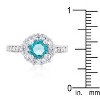 Slickblue Women’s Birthstone Engagement Ring, .88 Ct Round Cut Cubic Zirconia in 6 Colors, Sizes 5-10 - 3 of 4