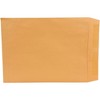 School Smart No Clasp Envelopes with Gummed Flap, 10 x 13 Inches, Kraft Brown, Box of 100 - 2 of 4