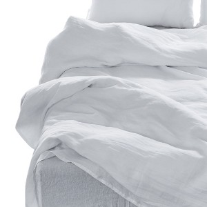 Four Piece Light  Linen Sheet Set - 1 of 4