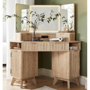 Vanity Desk with Mirror and Lights - 1 of 1