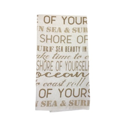 Beachcombers 25" Cotton Beach Rules Tea Towel