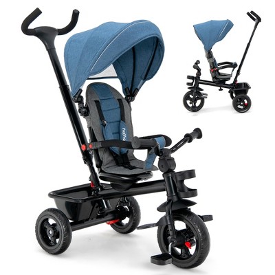 Lightweight Baby Stroller Foldable Bassinet Travel Pram Anti-Shock Rubber Wheels KAMWD Premium 3-in-1 Newborn Toddler Stroller Color : Beige Sit and Lie Separate Design Trolley Mobile for Crib 