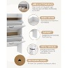 Slim Shoe Storage Cabinet with 2 Flip Drawers - Freestanding Hidden Shoe Organizer with Metal Legs for Entryway Hallway, Space-Saving Compact Design - 3 of 4