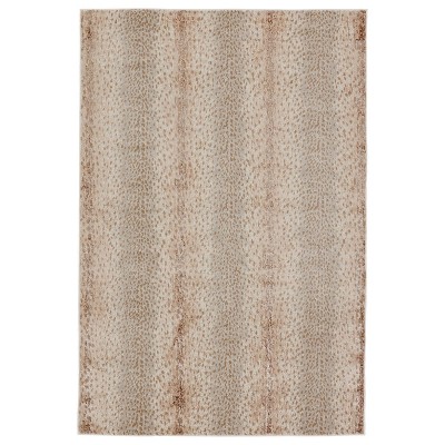 Axis Reversible Gray & Gold Animal Print Area Rug
