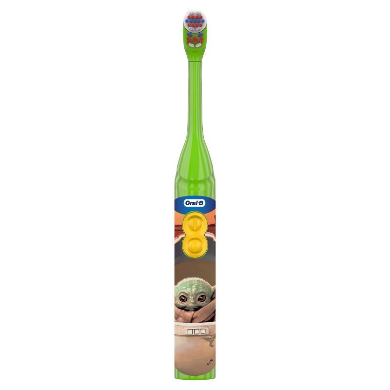 Oral-B Kid&#39;s Battery Toothbrush featuring Star Wars The Mandalorian, Soft Bristles, for Kids 3+, 3 of 11