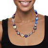 Ross-Simons Italian Multicolored Murano Glass Bead Necklace in 18kt Gold Over Sterling - 2 of 4