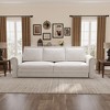 VYNXARIA 3-in-1 Velvet Convertible Sleeper Sofa with Nailhead Trim & Rolled Arm,Multi-Functional Sofa Bed for Living Room,Apartment,Office,Beige - 3 of 4
