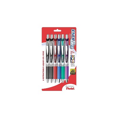 Pentel EnerGel RTX Retractable Gel Pens Medium Point Assorted Ink 711768