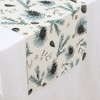 Unique Bargains Table Runner Rectangular Winter Christmas Pattern 24 Linen Colorful 1 Pc - 3 of 3