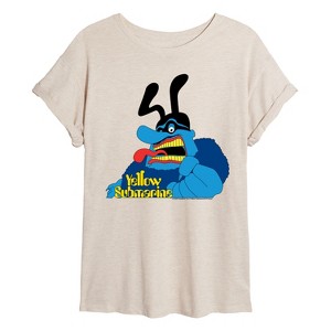 Women's - The Beatles - Blue Meanie Oversized Graphic T-Shirt - 1 of 4