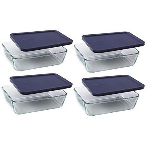 Pyrex Simply Store 6-Piece Glass Storage Container Set with