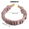 Unique Bargains Women's All Hair Solid Color Pleated Headband 1 Pc - 4 of 4