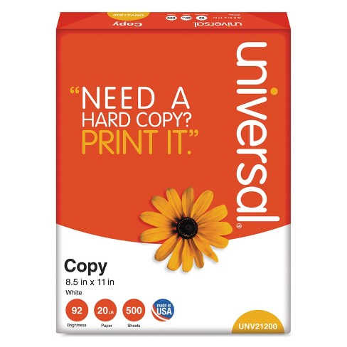 HP Printer Paper, Premium 28lb, 8.5x11, 5 Ream, 2500 Sheets, White