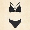 Women's Lace-Up Bralette Hipster Bikini Set - Cupshe - 3 of 4