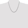 Black Bow Jewelry 4.5mm, 14k White Gold D/C Quadruple Rope Chain Necklace - 2 of 4