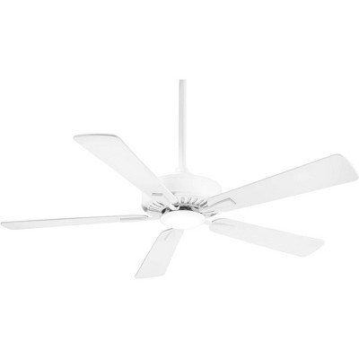 52" Minka Aire Contractor Flat White LED Ceiling Fan with Remote