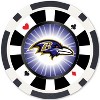 MasterPieces Casino Style 100 Piece Poker Chip Set - NFL Baltimore Ravens - 3 of 4