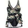 Lands' End Women's Side Tie Mini Swim Dress Swimsuit - 4 of 4