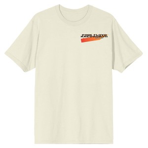 Pink Floyd 1990 Knebworth Tour Poster Crew Neck Short Sleeve Antique Men's White T-shirt - 1 of 4